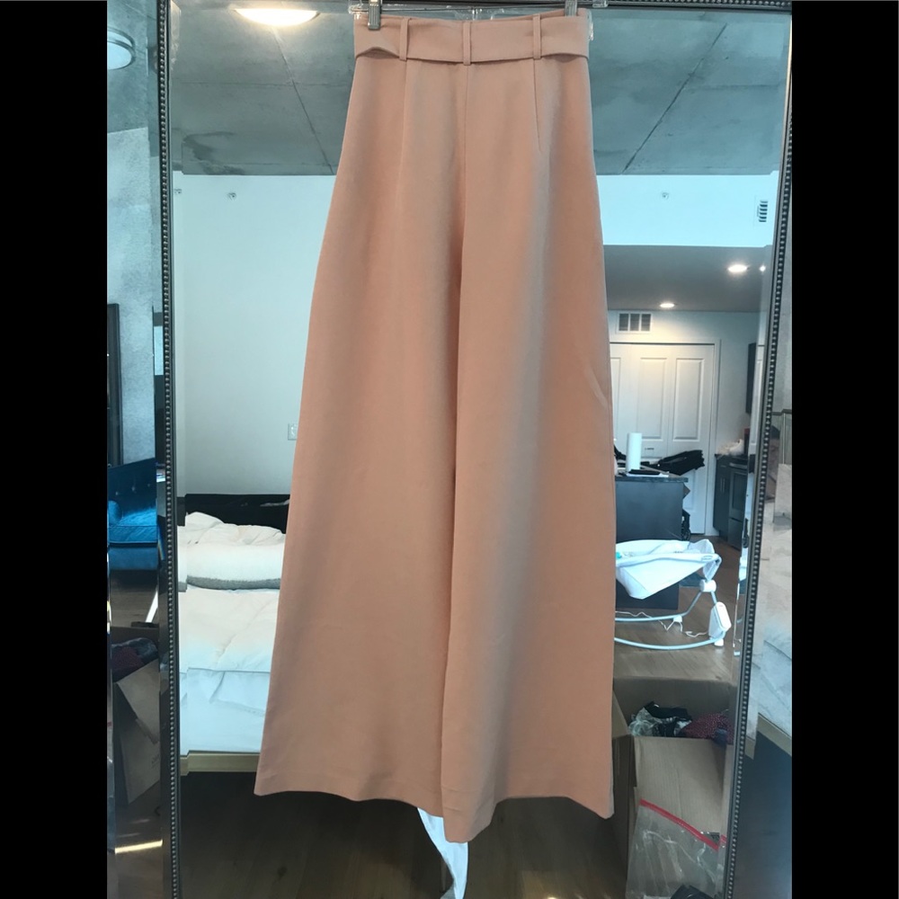 Milly Italian Cady Trapunto Tie Waist Trousers - Picture 4 of 5